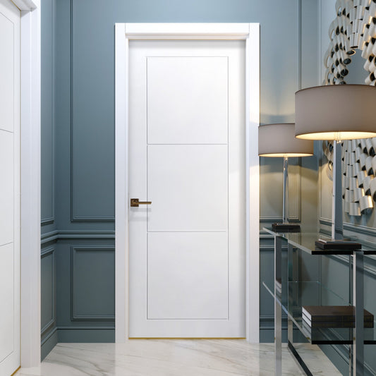 White Internal Primed Temple FD30 Fire Door (79065)