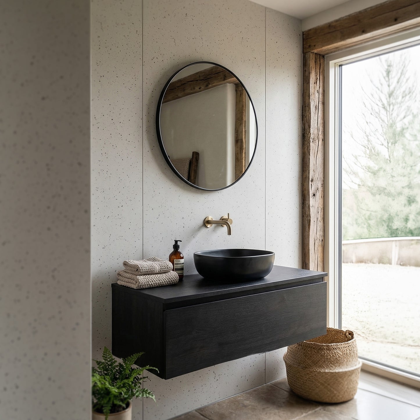 Beige Sparkle - PVC Gloss Waterproof Wall Panelling