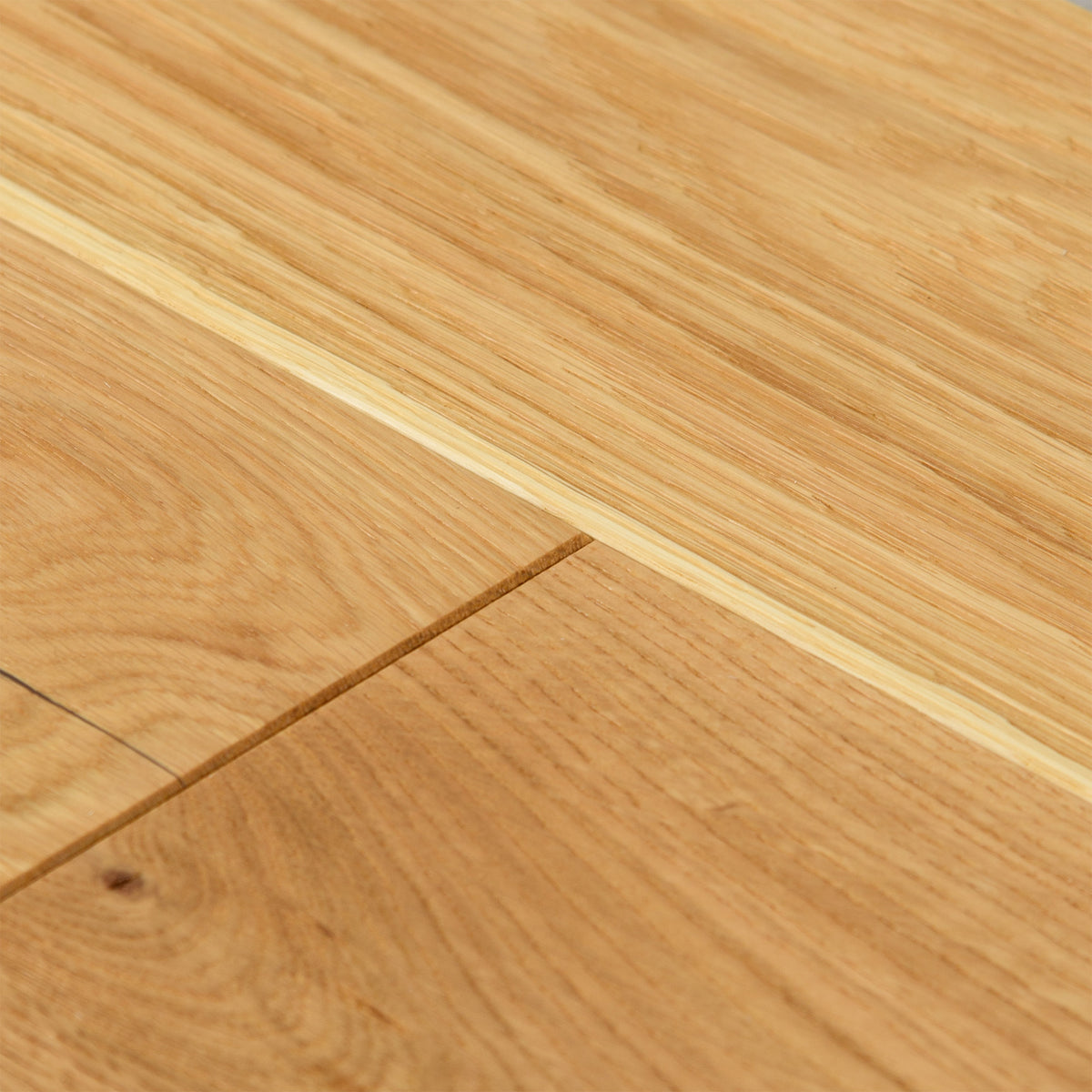 Natural Oak - 12mm Brushed and Oiled Engineered Real Wood Flooring