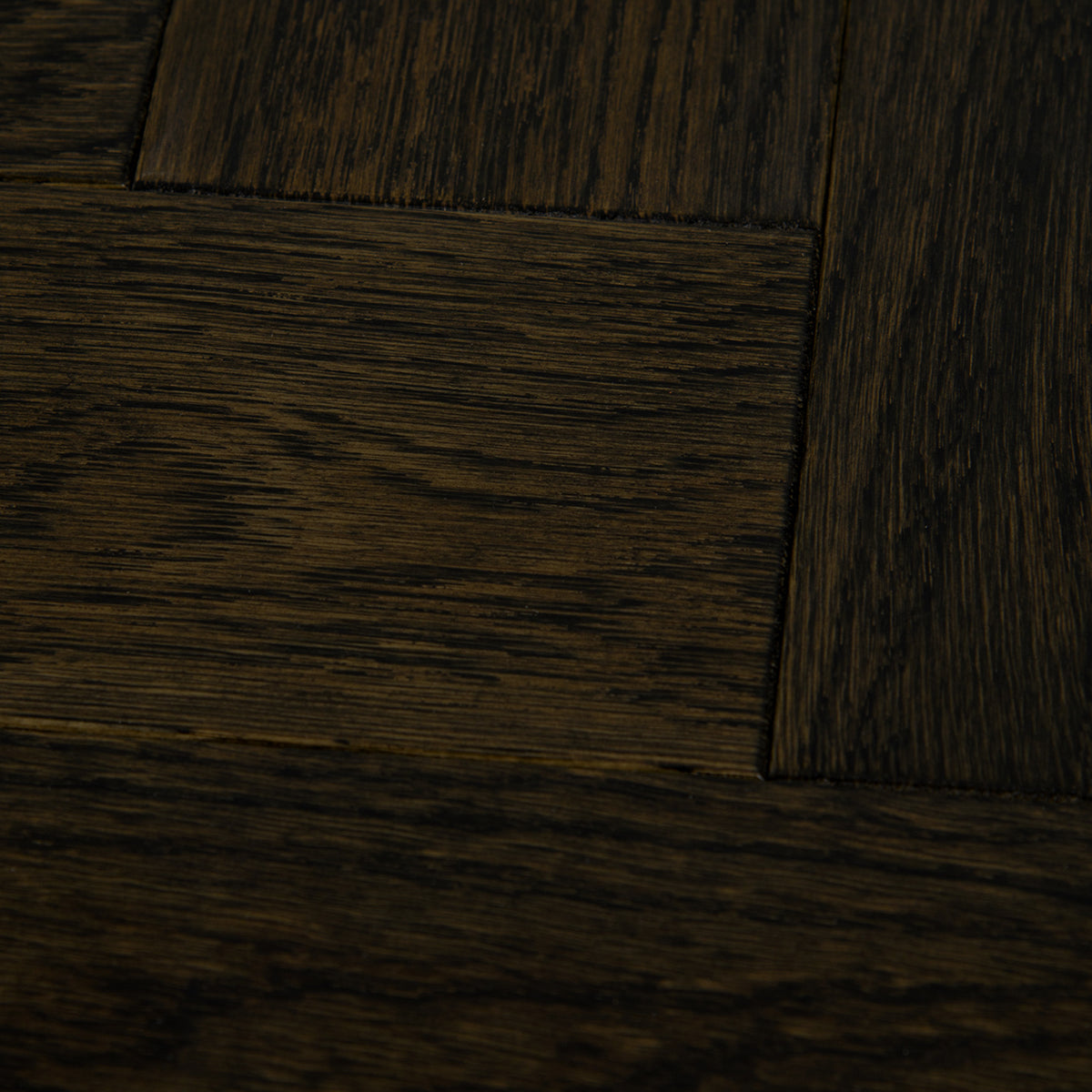 Dark Oak - Herringbone 18mm UV Lacquered Solid Real Wood Flooring