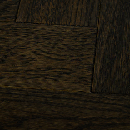 Dark Oak - Herringbone 18mm UV Lacquered Solid Real Wood Flooring
