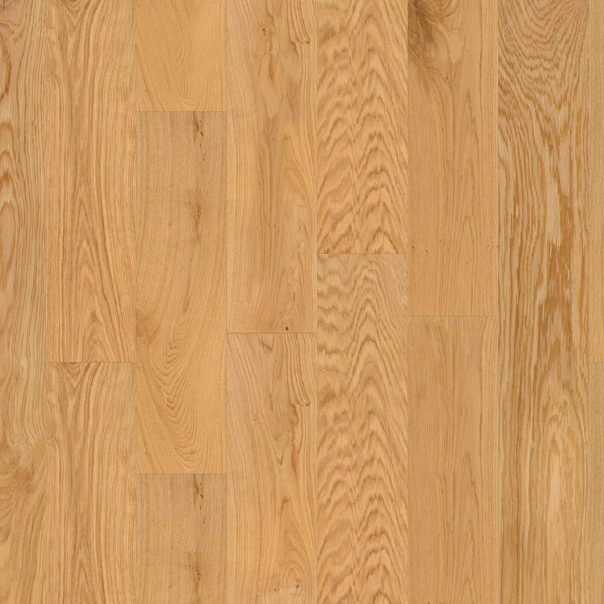 Natural Oak - 18mm Brushed and Oiled Solid Real Wood Flooring