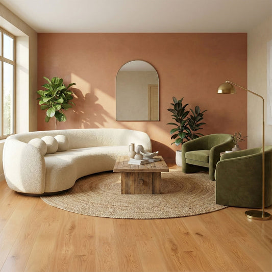 Natural Oak - 18mm Wide UV Lacquered Solid Real Wood Flooring