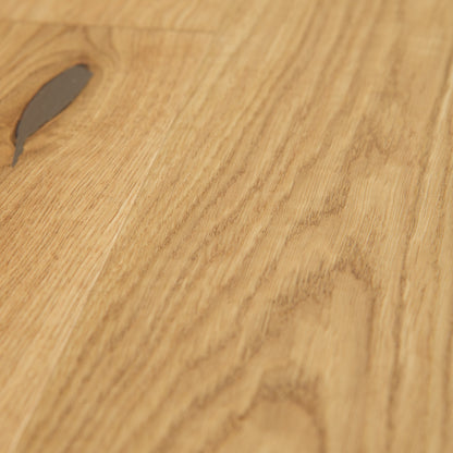 Natural Oak - 14mm Light Brushed Engineered Real Wood Flooring