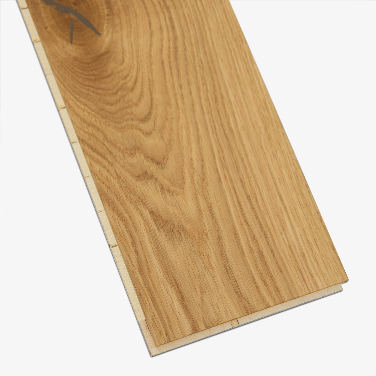 Natural Oak - 14mm Light Brushed Engineered Real Wood Flooring