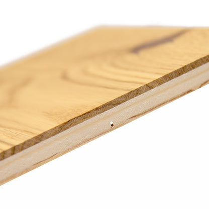 Natural Oak - 14mm Light Brushed Engineered Real Wood Flooring