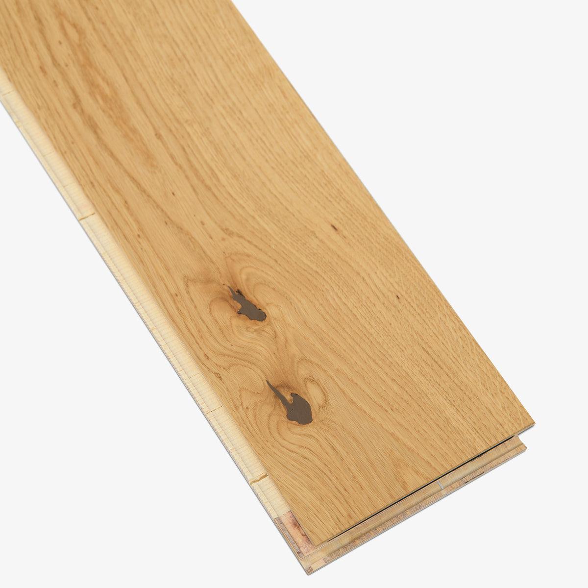 Natural Oak - 14mm Light Brushed 5G Click Engineered Real Wood Flooring