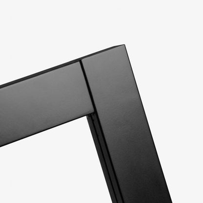 Jet Black Internal Fully Finished Industrial Studio 4 Light Clear Glass Made-to-Measure Door (120539)