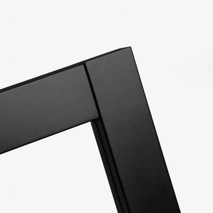 Jet Black Internal Fully Finished Industrial Studio 3 Light Clear Glass Made-to-Measure Door (120536)