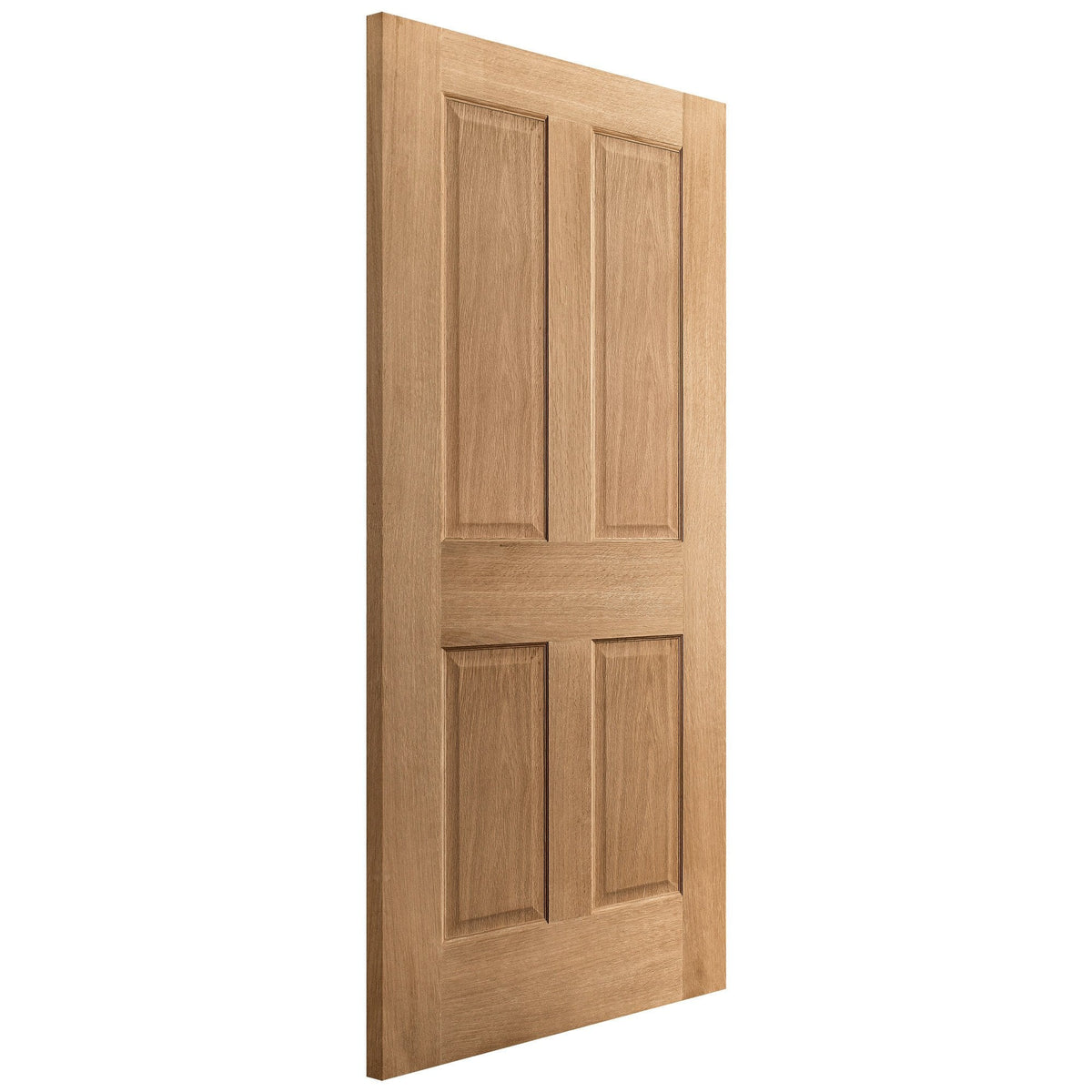 Oak Internal Unfinished Traditional Victorian 4 Panel FD30 Fire Door (51745)