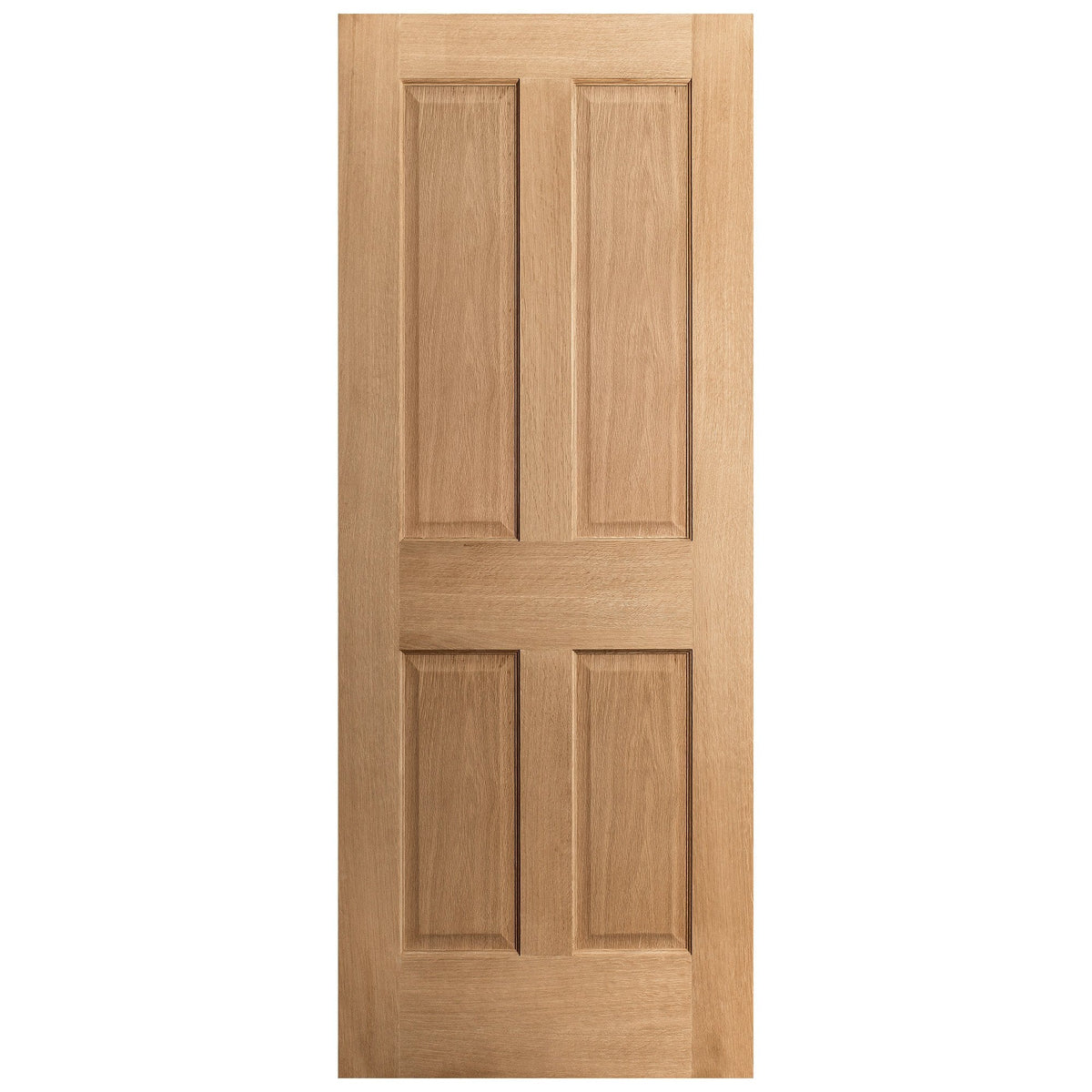 Oak Internal Unfinished Traditional Victorian 4 Panel FD30 Fire Door (51745)