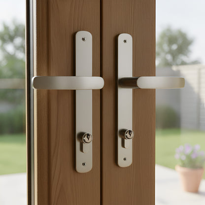 Fully Finished Oak External French Patio Door Set