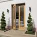 Fully Finished Oak External French Patio Door Set