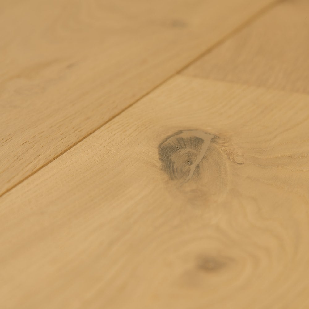Invisible Brushed Oak - 14mm Matt Lacquered Engineered Real Wood Flooring