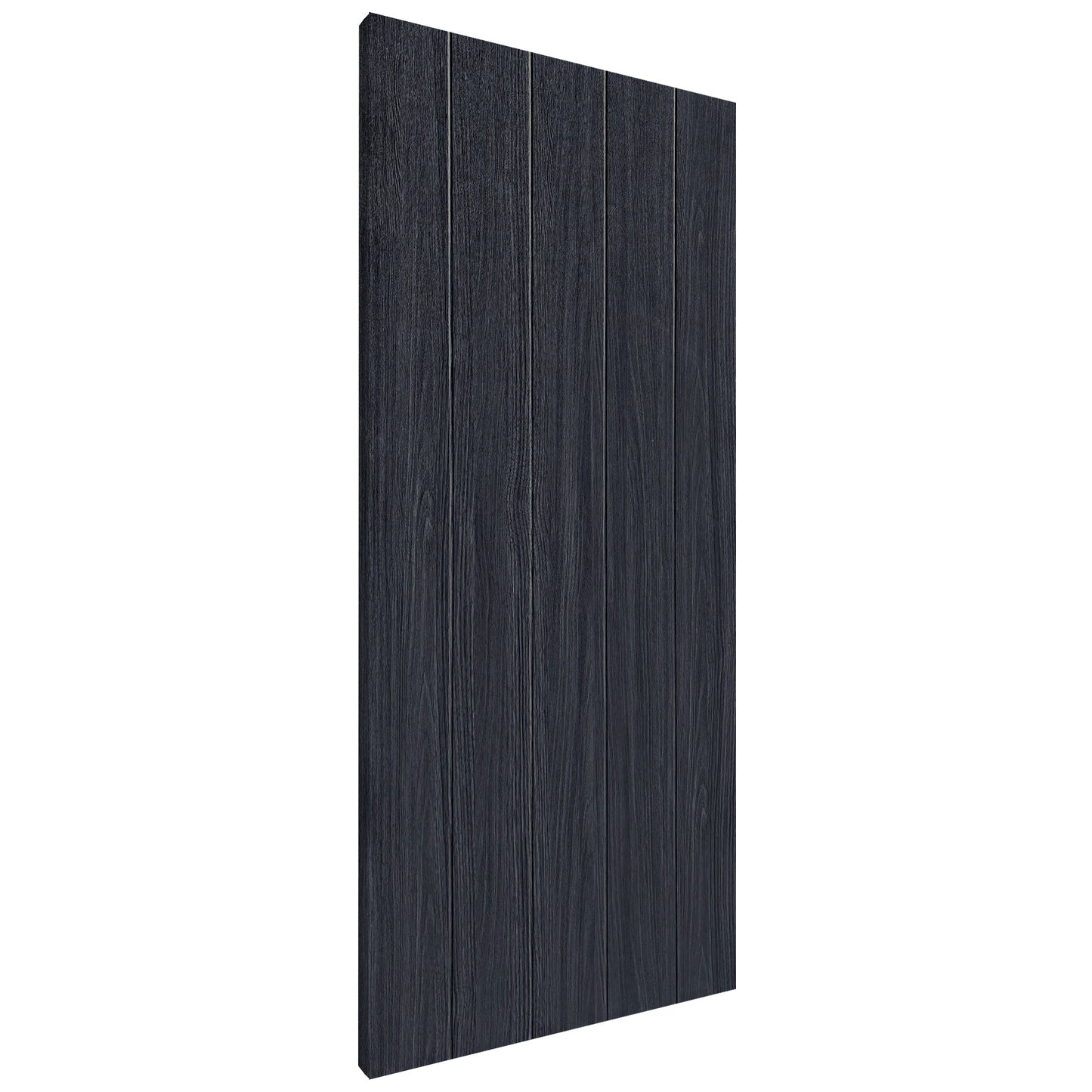 Black Internal Fully Finished Cottage Laminate Door