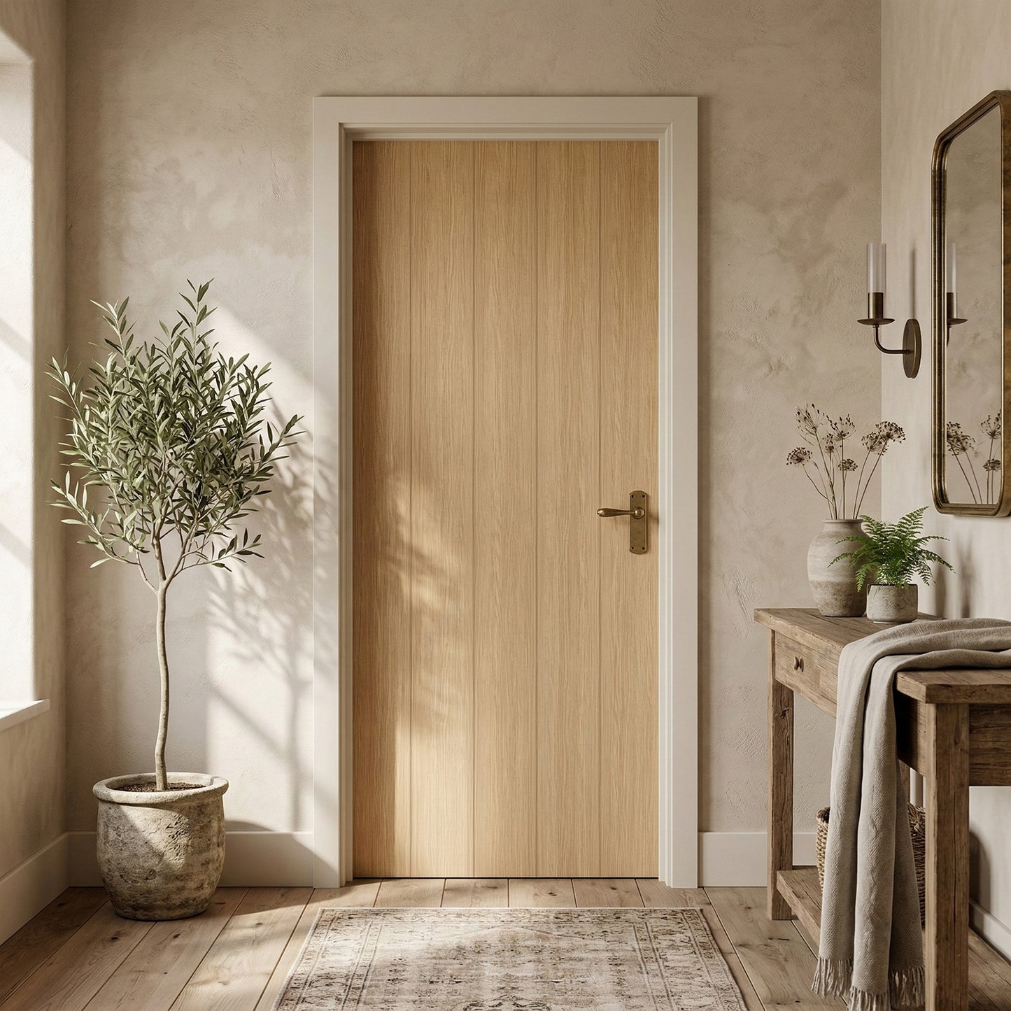 Oak Internal Fully Finished Cottage Laminate Door