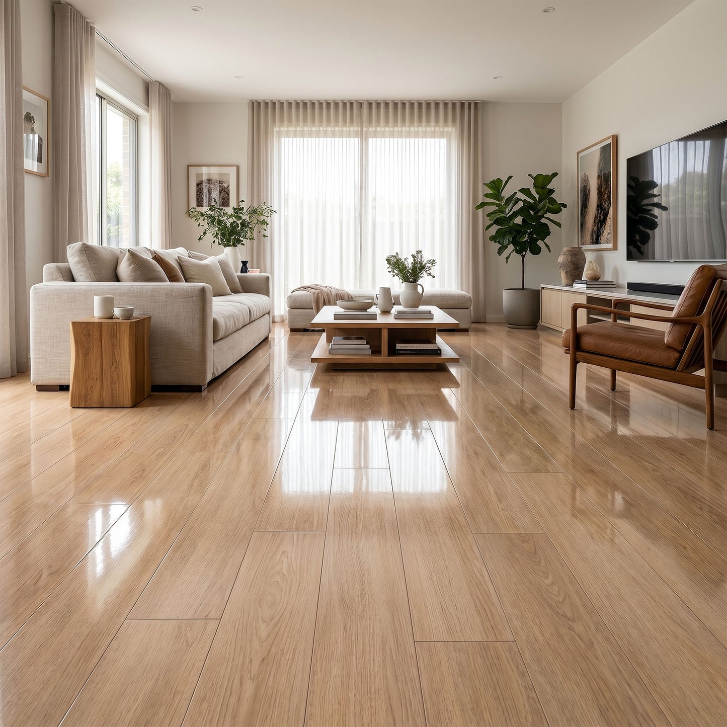 Oak Aviva Blossom - Aqua Pro 8mm High Gloss Laminate Flooring