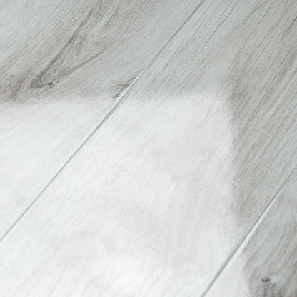Oak Fresco Snow - Aqua Pro 8mm High Gloss Laminate Flooring