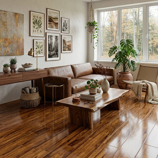 Hickory Bravo - Aqua Pro 8mm High Gloss Laminate Flooring