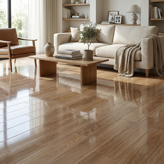 Oak Aviva Fawn - Aqua Pro 8mm High Gloss Laminate Flooring