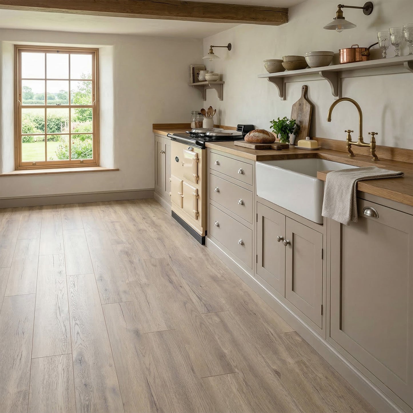 Pettersson Oak Beige - Exquisite 8mm Laminate Flooring