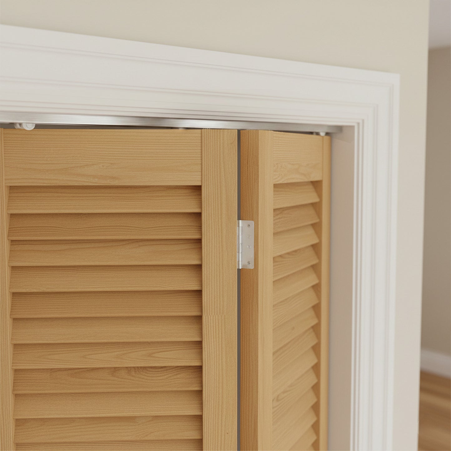 Silver 1067mm Top Hung Bi-fold Sliding Door Track