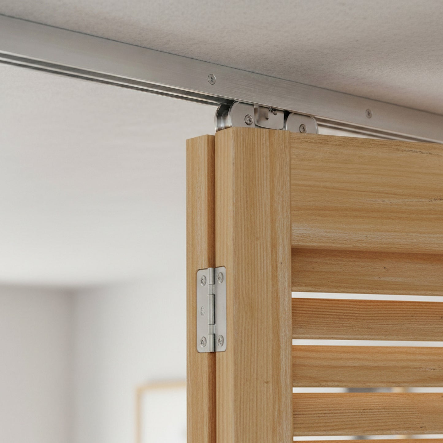 Silver 1067mm Top Hung Bi-fold Sliding Door Track
