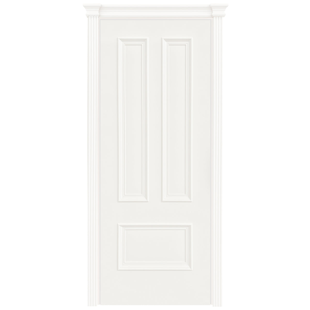 White Fully Finished Belgravia 3 Panel FD30 Internal Fire Door