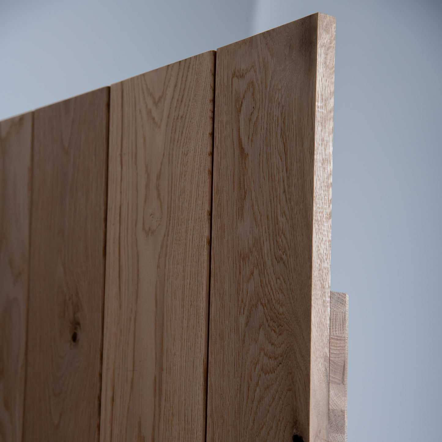 Solid Rustic Oak Grange Unfinished 3 Ledged Door