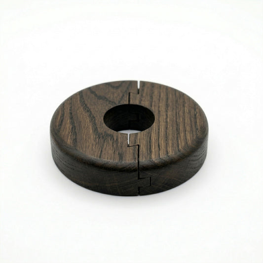 Dark Oak Radiator Pipe Rose Cover