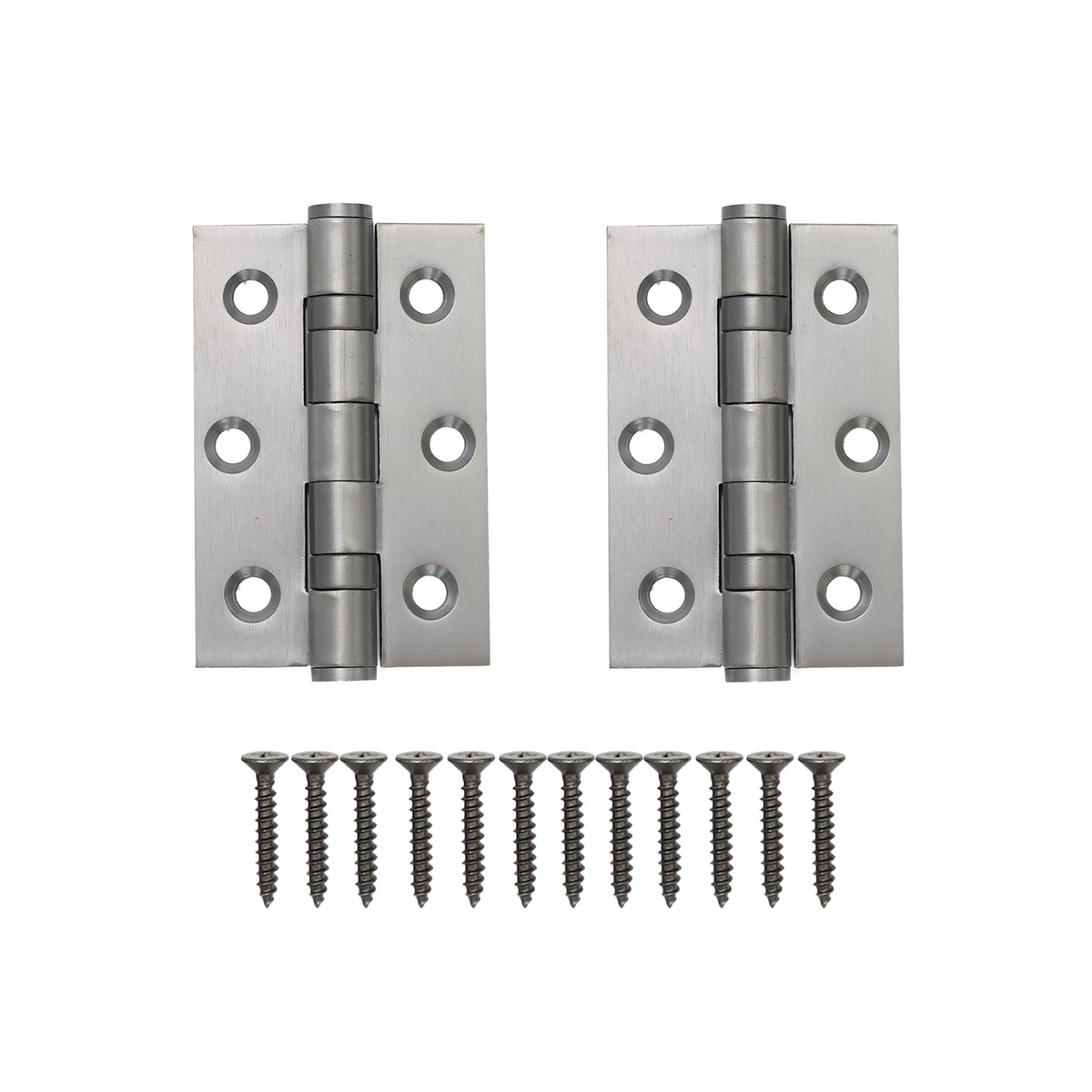 76mm (3'') Ball Bearing Hinge Pair - Gun Metal