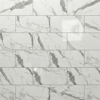 Marble Sarzana - Lustre Stone 8mm High Gloss Laminate Flooring