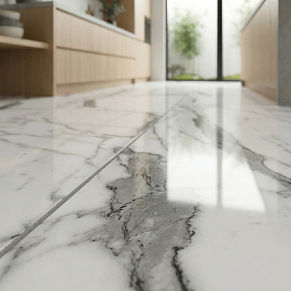 Marble Sarzana - Lustre Stone 8mm High Gloss Laminate Flooring