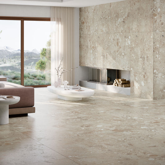 Natural Matt - Terazzia Smooth Porcelain Wall & Floor Tile