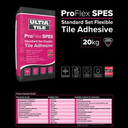 White - Ultra ProFlex 20kg SPES Wall & Flooring Sealant