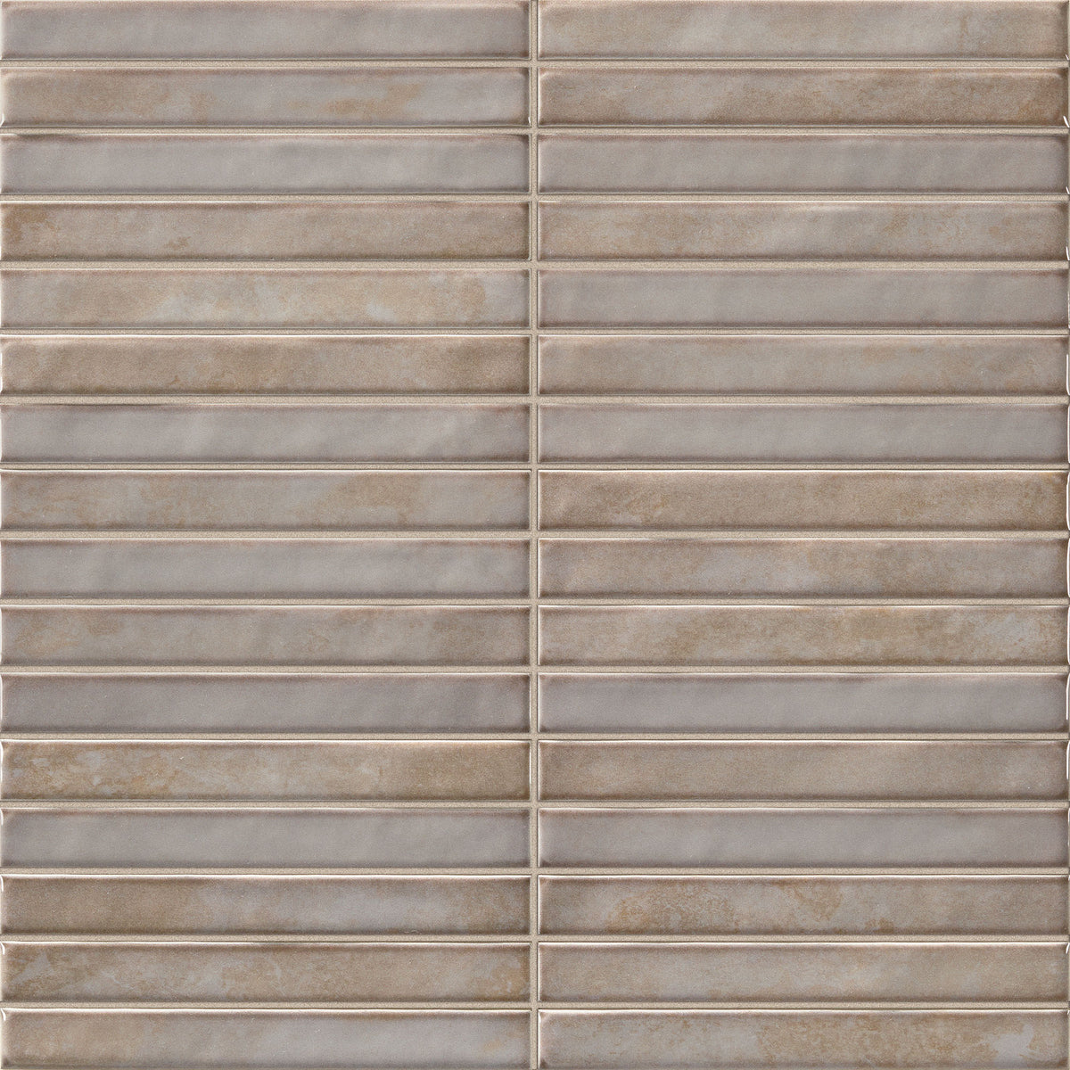 Grey Gloss - Elara Smooth Linear Ceramic Wall Tile