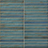 Turquoise Gloss - Elara Smooth Linear Ceramic Wall Tile