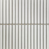 White Gloss - Linear Smooth Mosaic Porcelain Wall Tile
