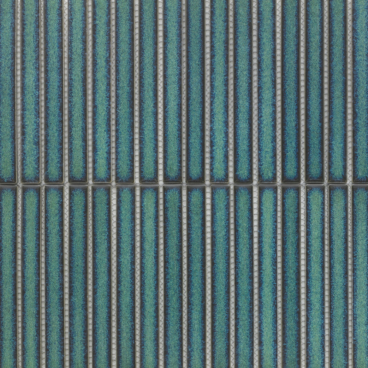 Green Gloss - Linear Smooth Mosaic Porcelain Wall Tile