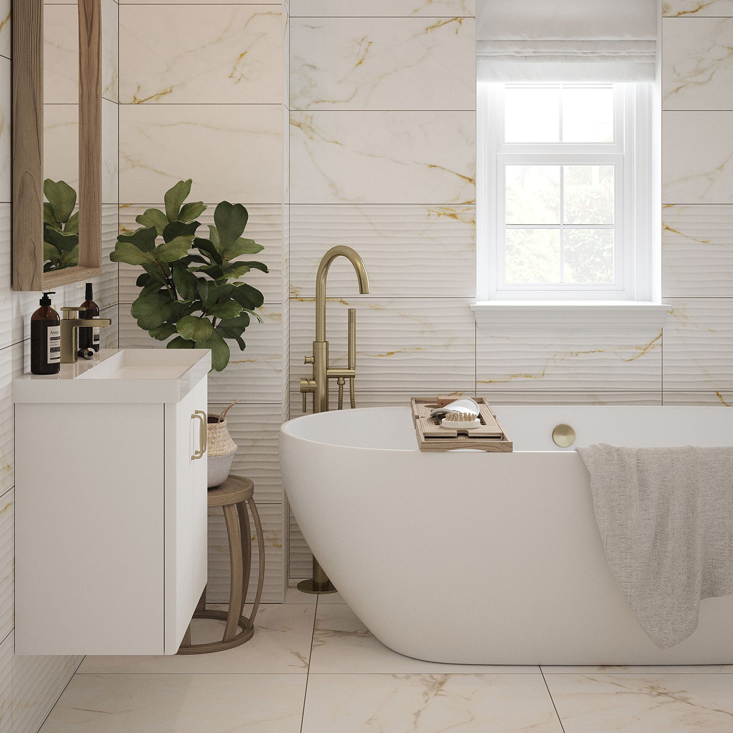 Sterling Matt - Textured Ceramic Wall Tile