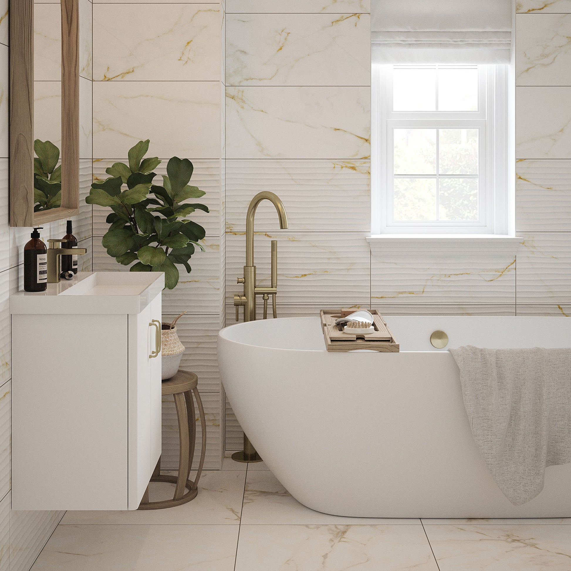 Sterling Matt - Textured Ceramic Wall Tile