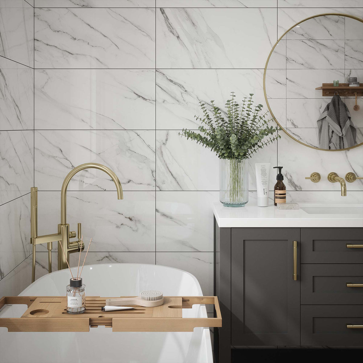 Clarence Gloss - Smooth Ceramic Wall Tile
