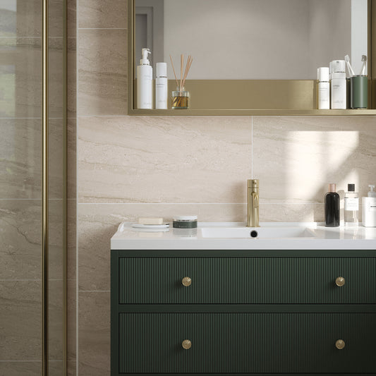 Beige Matt - Arden Smooth Ceramic Wall Tile
