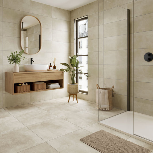 Cream Matt - Urban Smooth Porcelain Wall & Floor Tile