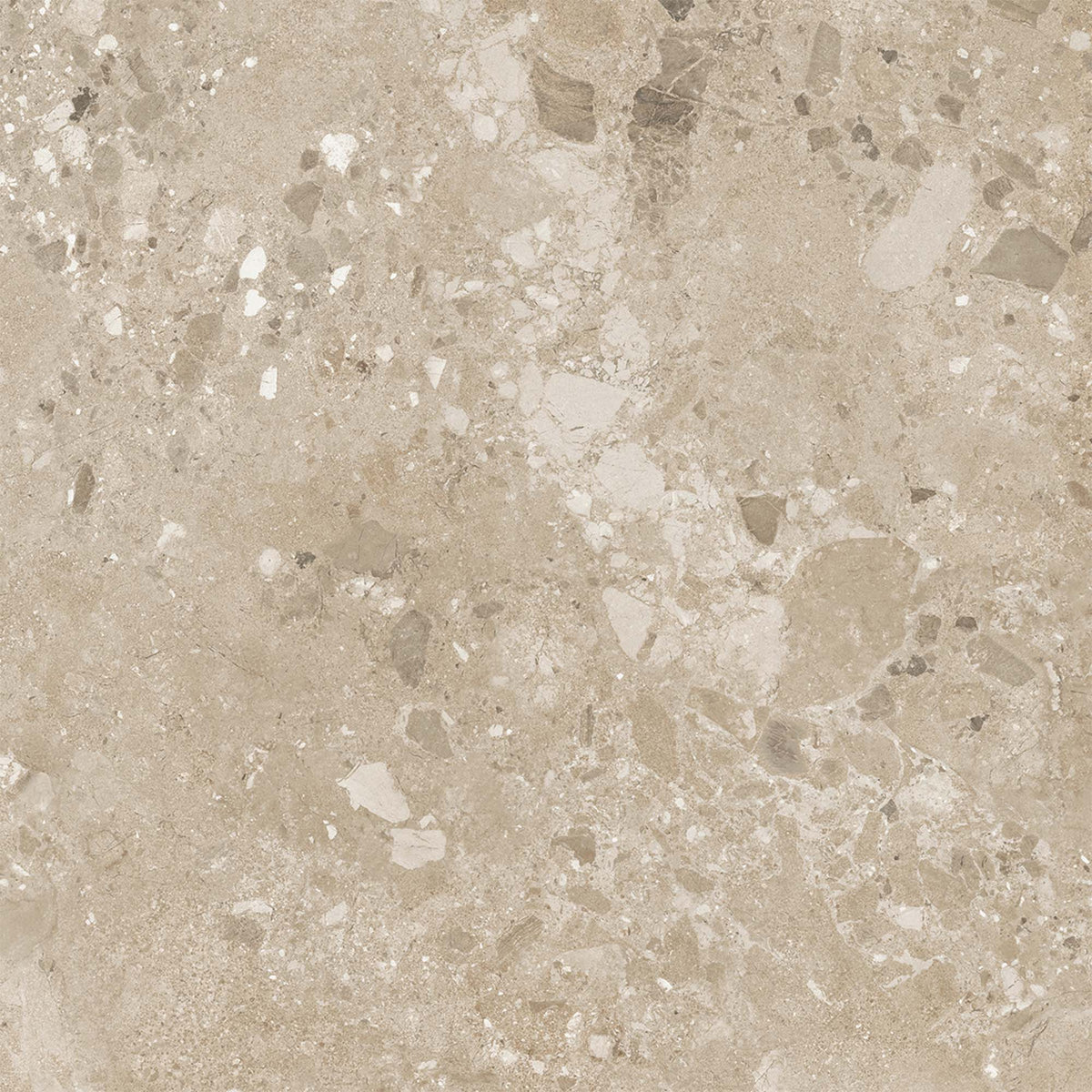 Beige Matt - Terazzia Smooth Porcelain Wall & Floor Tile