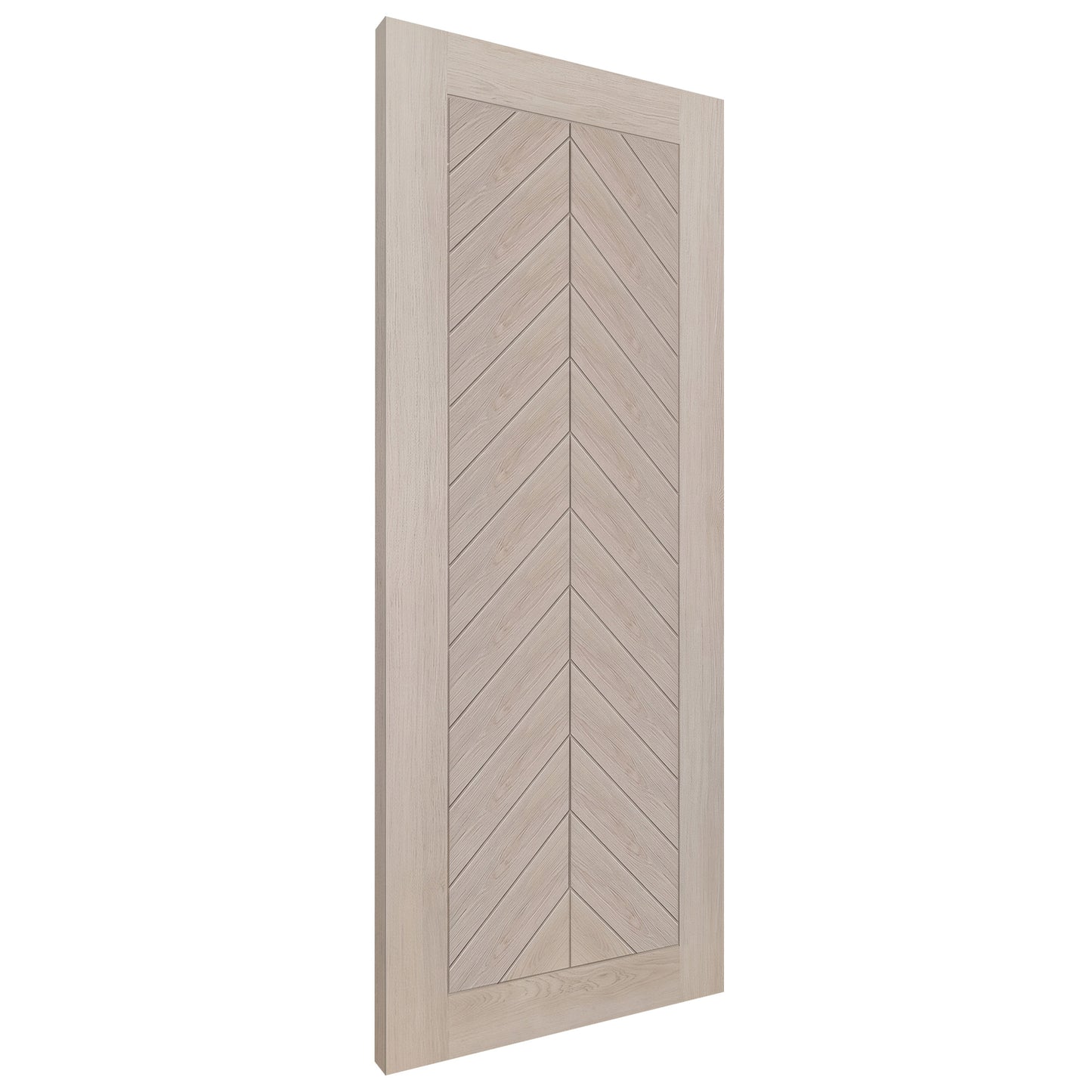 Liberty Doors | Ivory Fully Finished Internal Endure Laminate Chevron Door