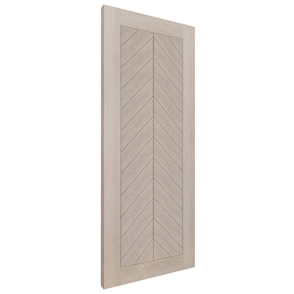 Liberty Doors | Ivory Fully Finished Internal Endure Laminate Chevron Door