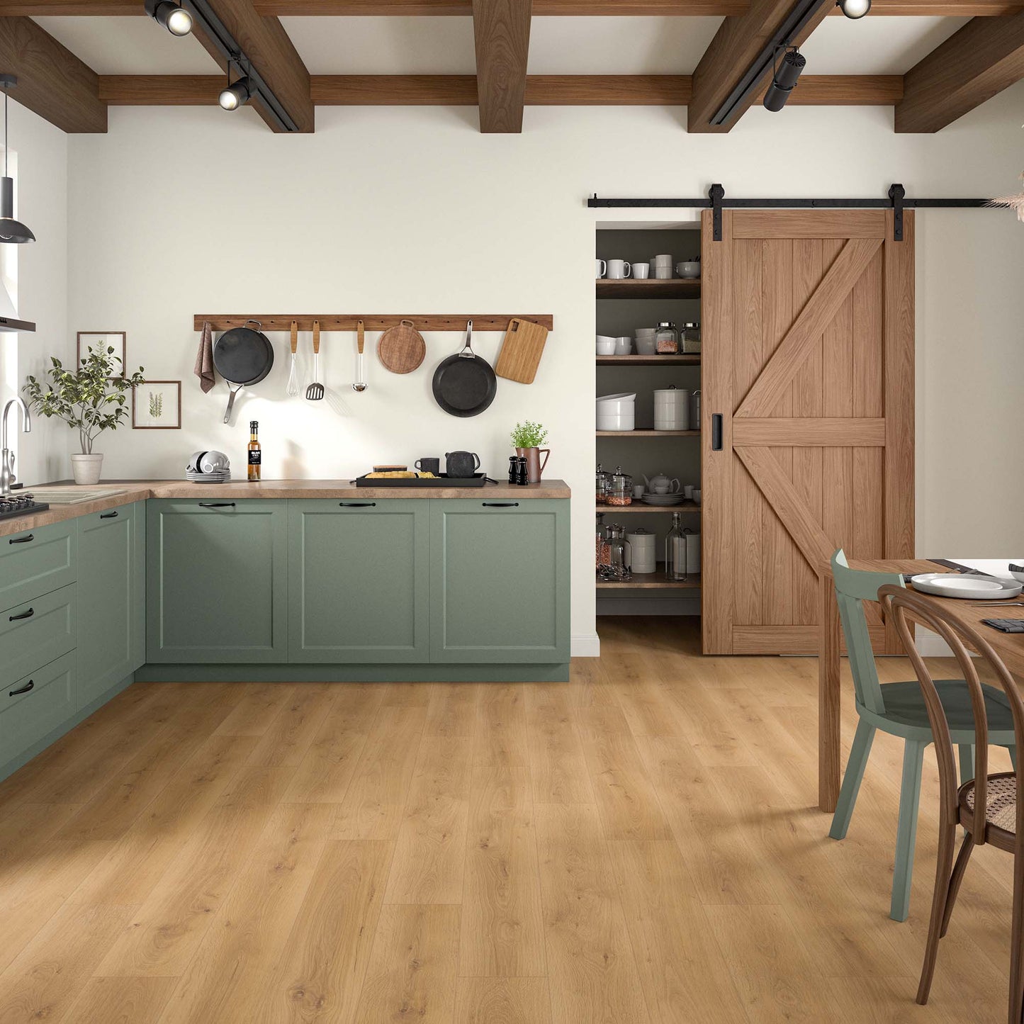 Golden Dune Oak - Wood essence aqua 10mm Sample (EL2114)
