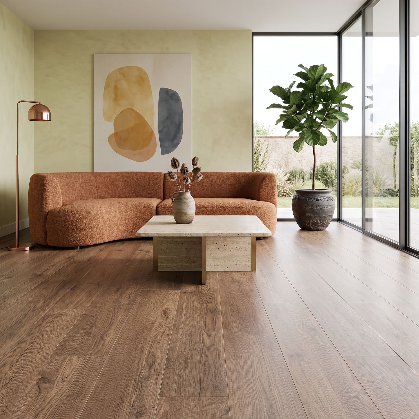 Smoked Oak - Wood Essence Aqua Water Resistant 10mm Laminate Flooring