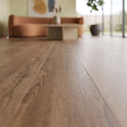 Smoked Oak - Wood Essence Aqua Water Resistant 10mm Laminate Flooring